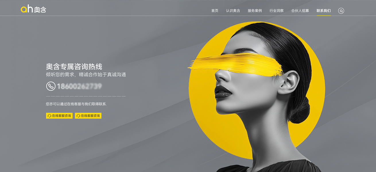 定制传媒公司响应式官网