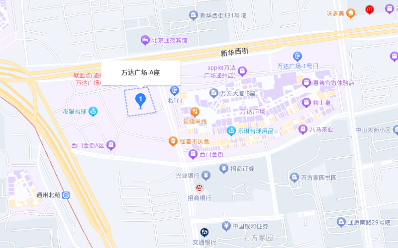 公司位置示意图