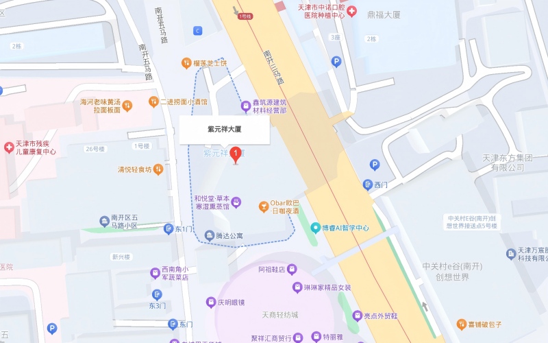 公司位置示意图